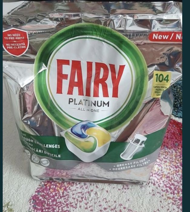 Pampers harmonie  chilot nr 4 Capsule Fairy platinum all in one  104
