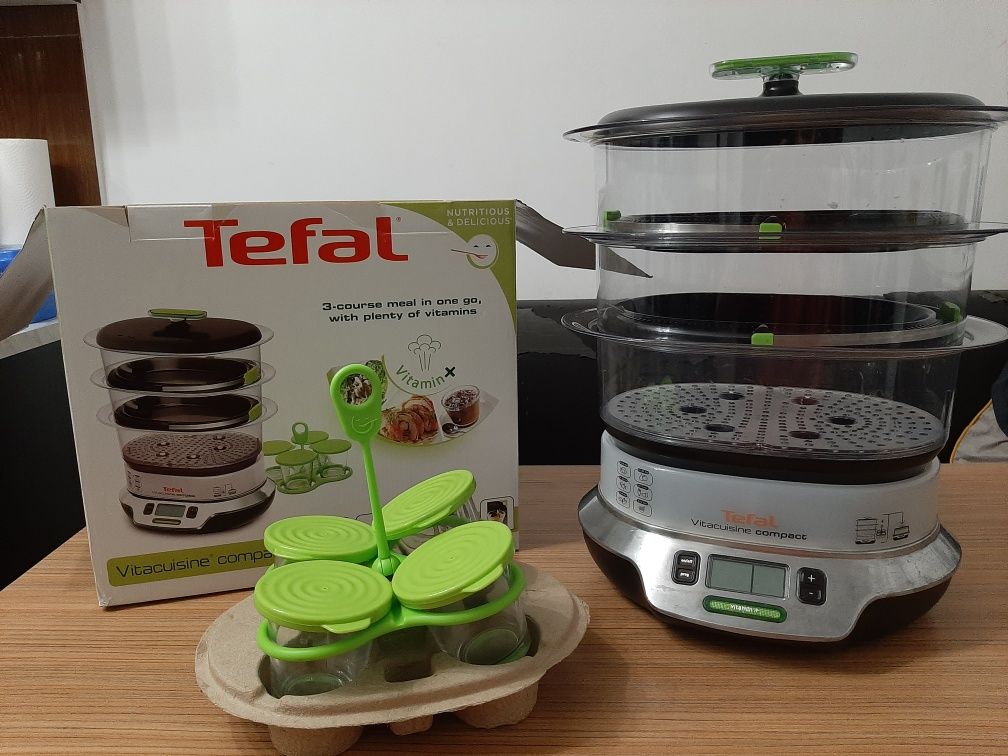 Aparat de gatit cu aburi Vitacuisine Compact Tefal aproape nou