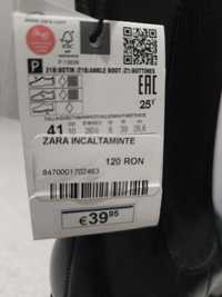 Botine/Cizme Zara negre 41