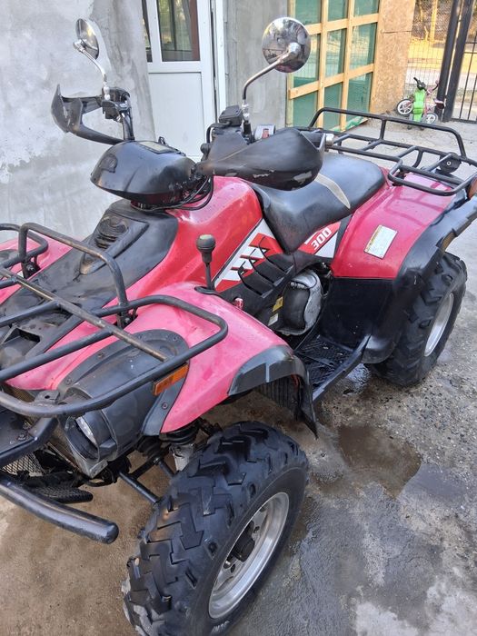 AtvLinhai 300 4×4 și drujba Stiller mezee231