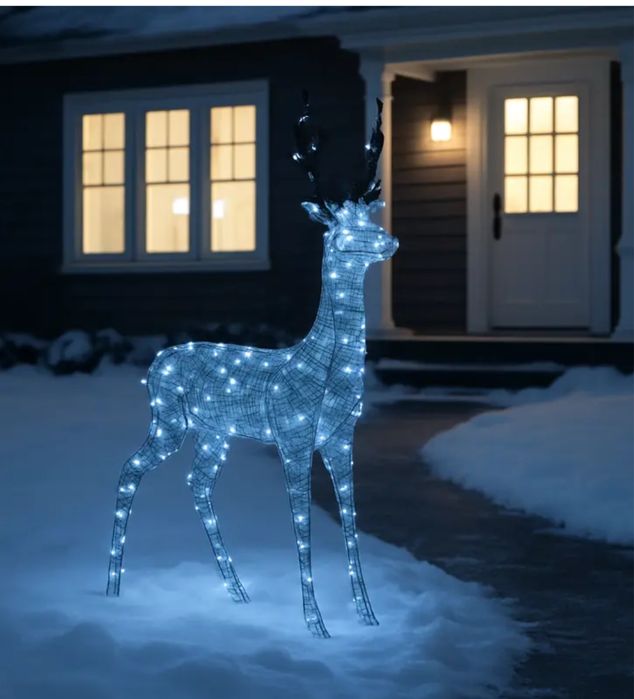 Световая фигура Олень новогодняя