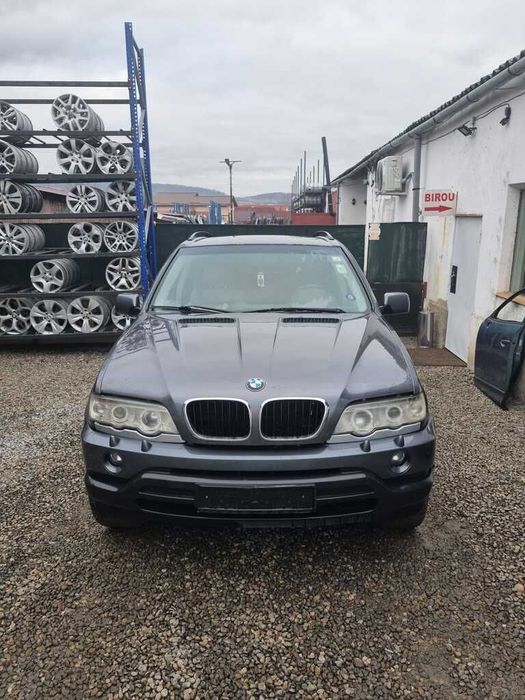 Bara fata BMW X5 E53 2000 - 2003 GRI (1136) model cu spalatoare far