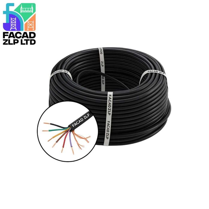 Силовой кабель для фасадной люльки ZLP-630, 6-жильный, питание 380V