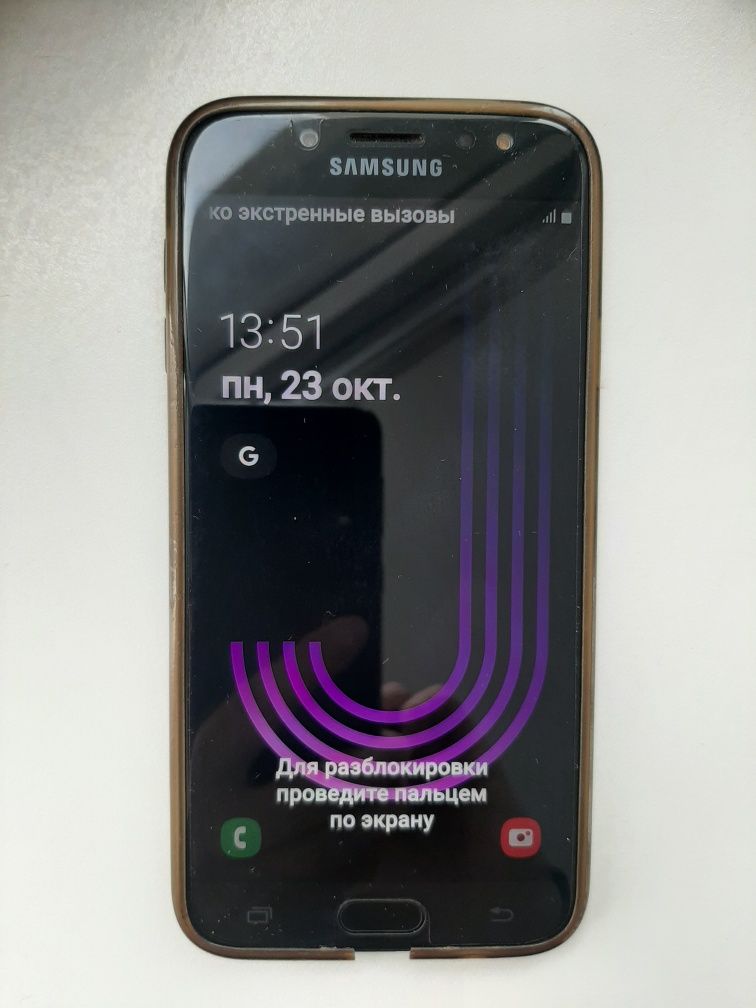 Сотовый телефон Samsung J7. Б/у. 2× симовый.В отличном рабочем состоян