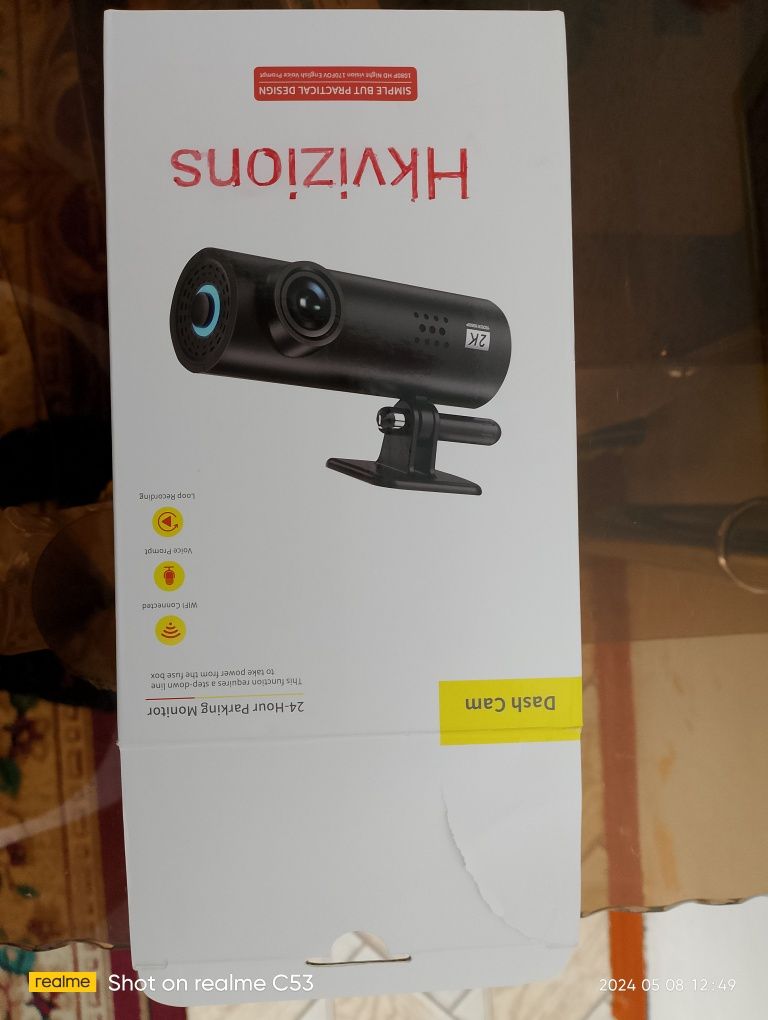 Hkvizions Dash cam Wi-Fi видеорегистратор