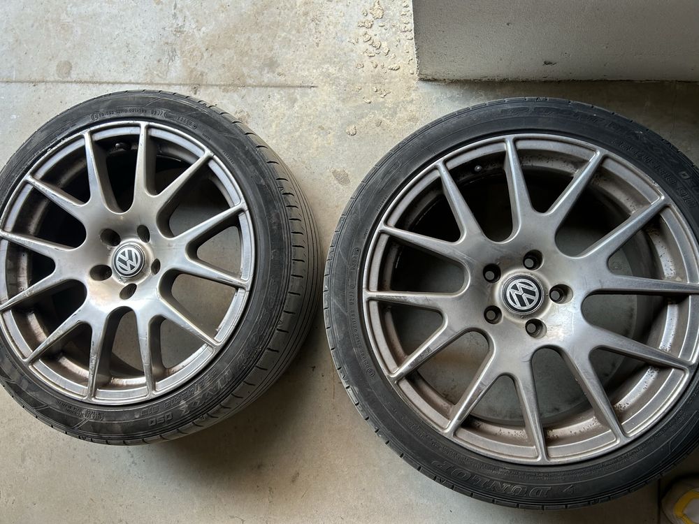 Jante 5x112 r18 cu anvelope vara