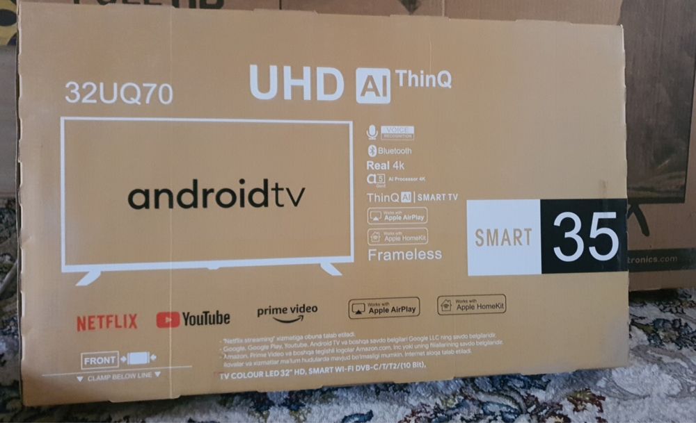 Smart tv frameless 32