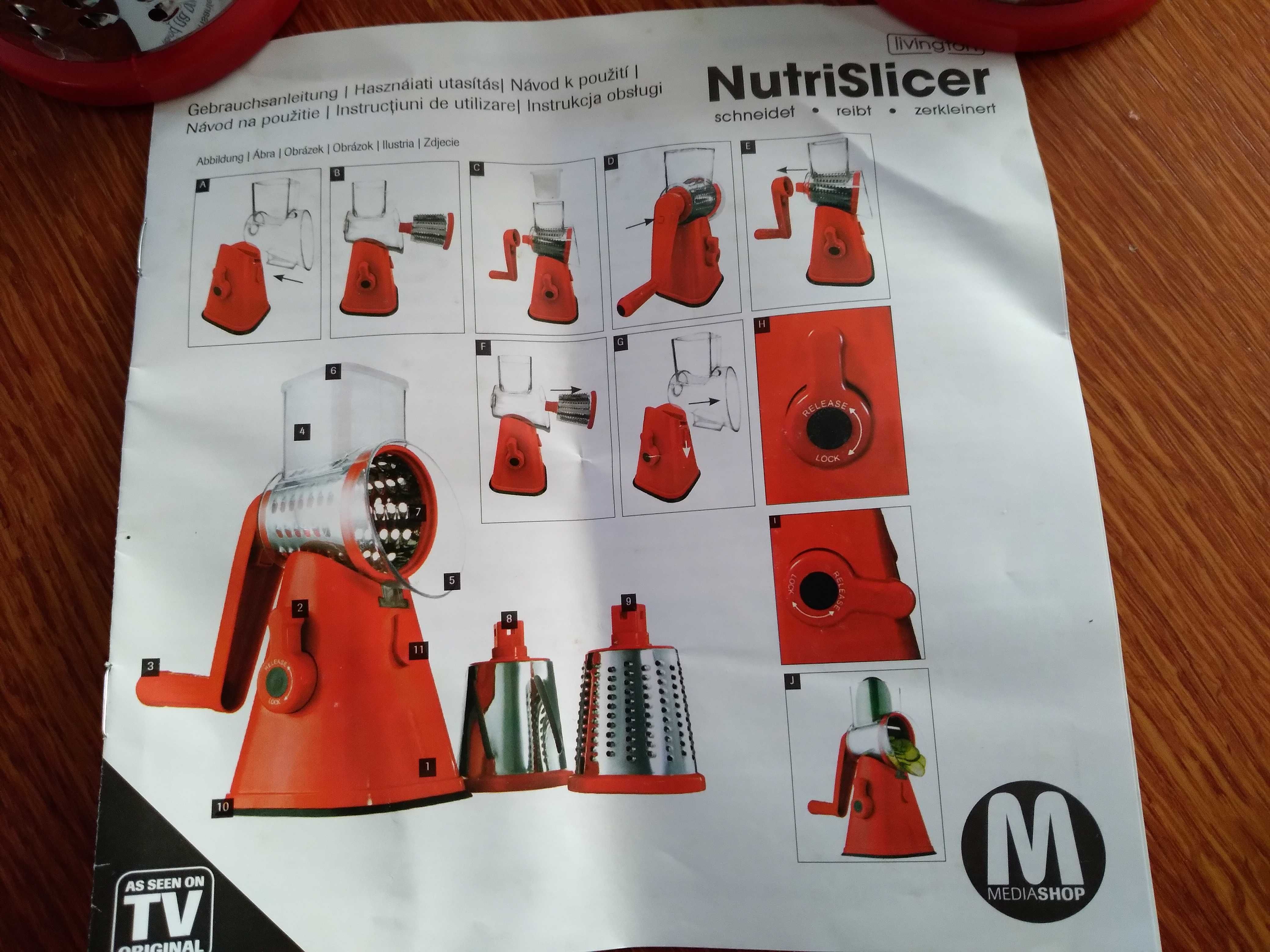 Aparat multifuncțional pentru tocat legume și fructe NUTRISLICER.
