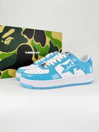 Bape sta Blue Low - 36 Nike Bape Off White Travis Scott