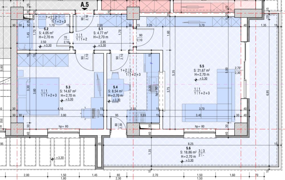 Apartament 2 camere Ozon - Morilor 2