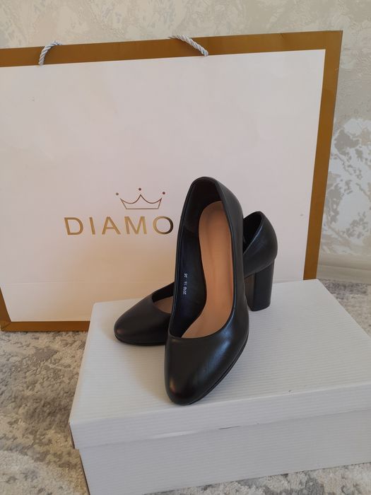 Классический чёрный туфли