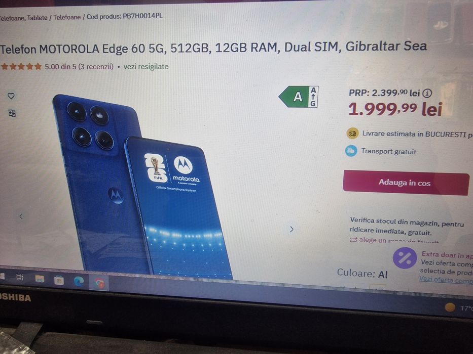 Motorola Edge 60 12Gb/ 512Gb sigilat 1000 lei Fix