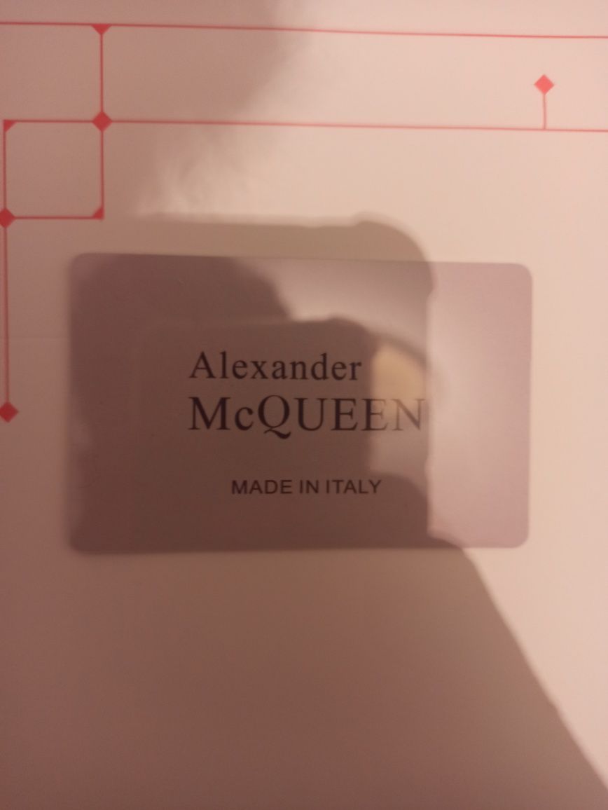Alexander Mcqueen pure white marimea 45(nike,jordan,adidas,puma)