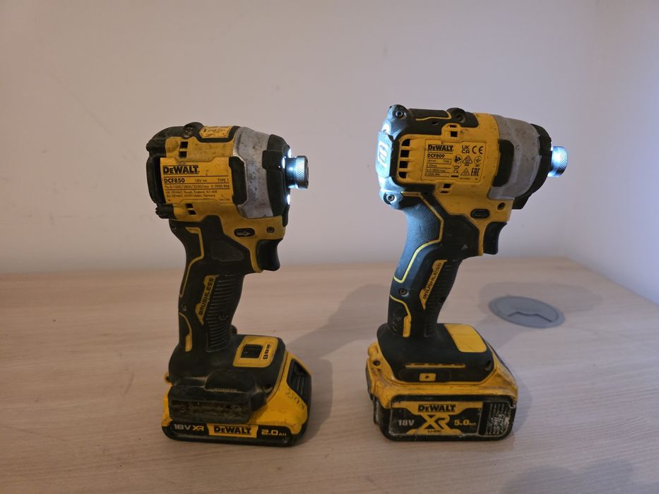 DeWalt DCF809, 850 impact cu acumulator si motor brushless