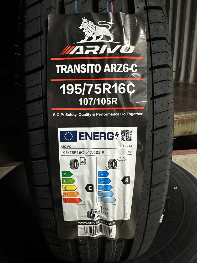 Нови Летни Бусови Гуми Arivo Transito 195/75R16C 107/105R Нов Doт