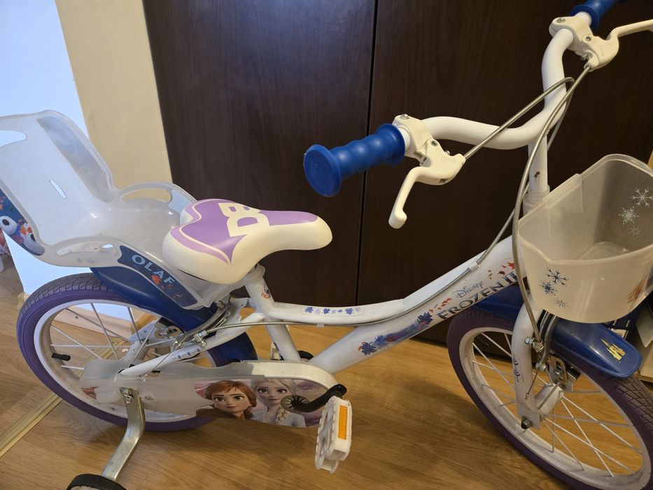 Vand bicicleta Elsa si Ana 16"si casca Elsa si Ana