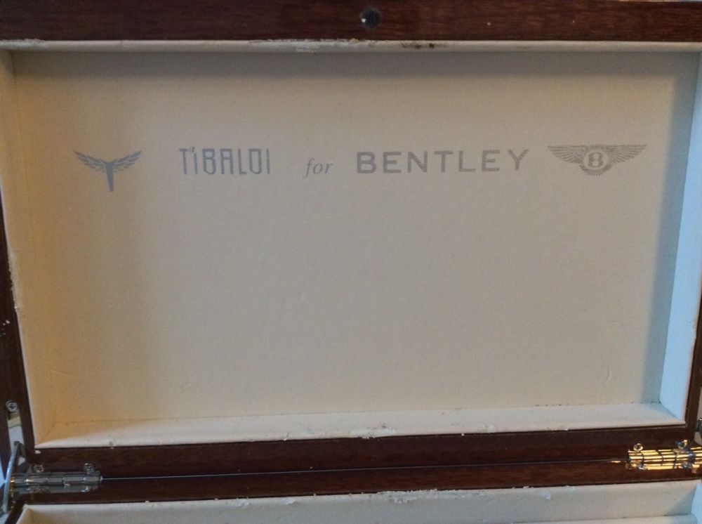 Cutie Lemn TIBALDI for BENTLEY Originala..