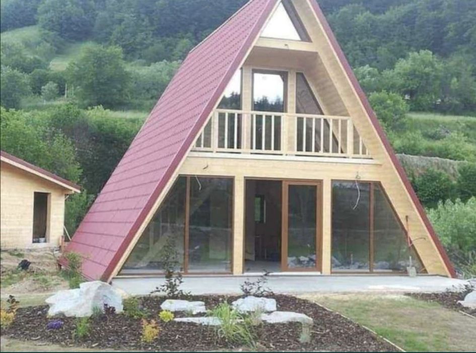 Vand cabane din materiale mele