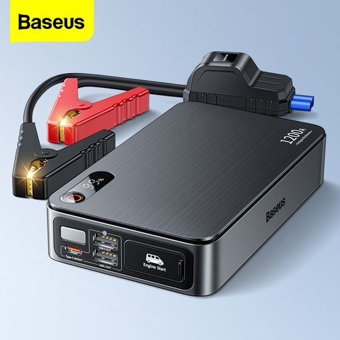 Пусковой устройство бустер Baseus | Jump starter Baseus | Авто бустер