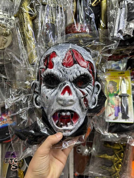 Ужасающие маски Карнавальные маски Новогодние маски и костюмы, шляпы