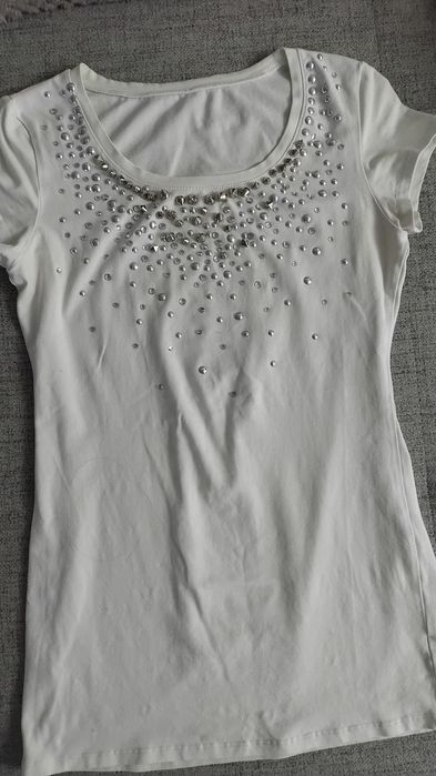 Tricou din bumbac elastic