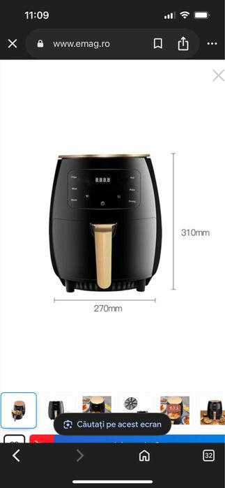 Vand friteuza cu aer cald, noua, nefolosita. Stare impecabila.