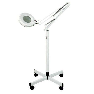 Lampa Cosmetica cu Lupa 5x lumina rece, brat reglabil si roti