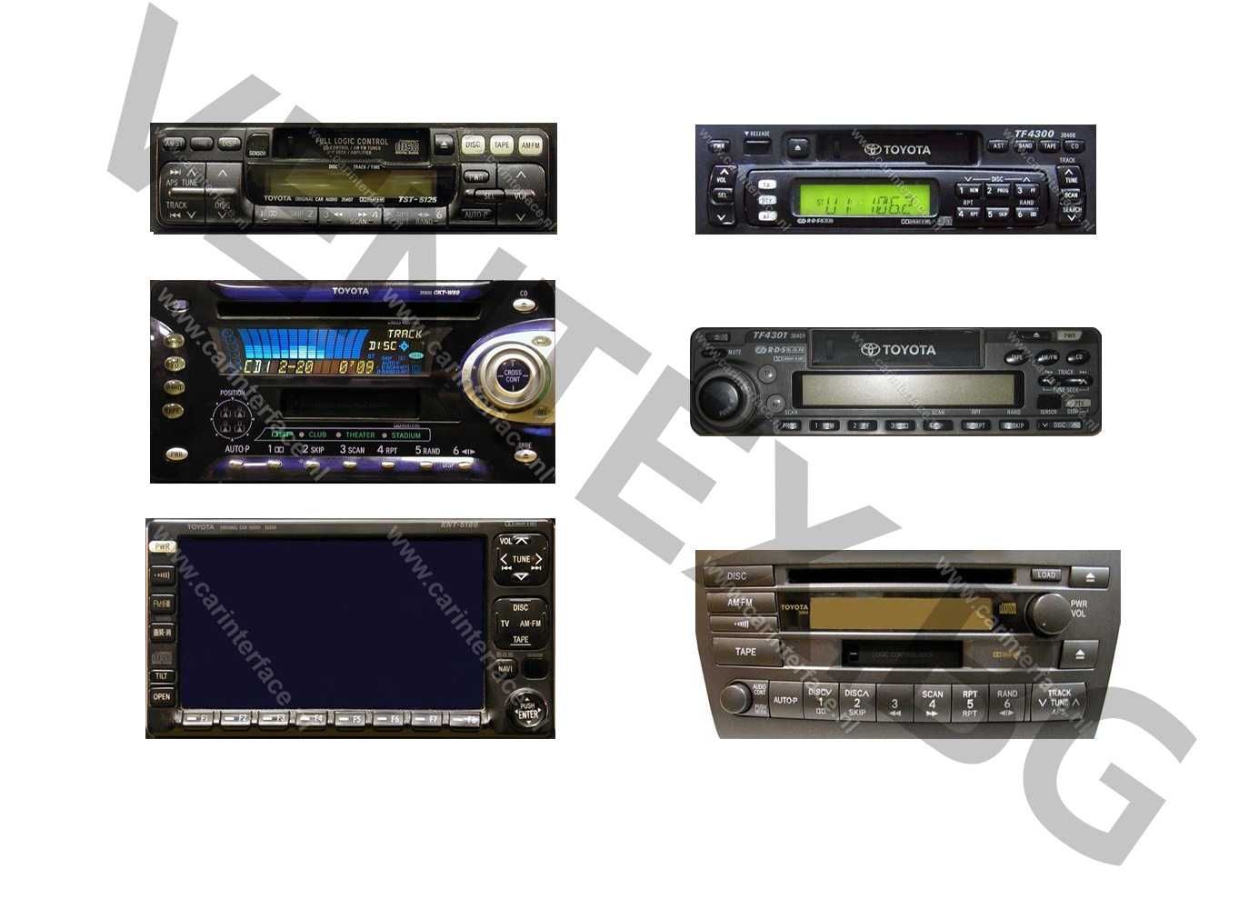 WEFA Дигитален чейнджър за Toyota от 1994 до 2005 + Bluetooth USB AUX