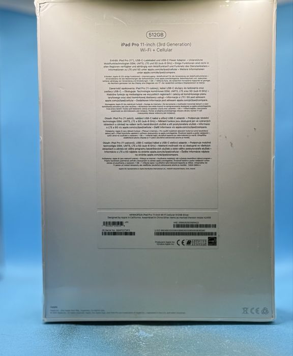 НОВ!!! Таблет Apple iPad Pro 11”, 512GB, Cellular, Silver