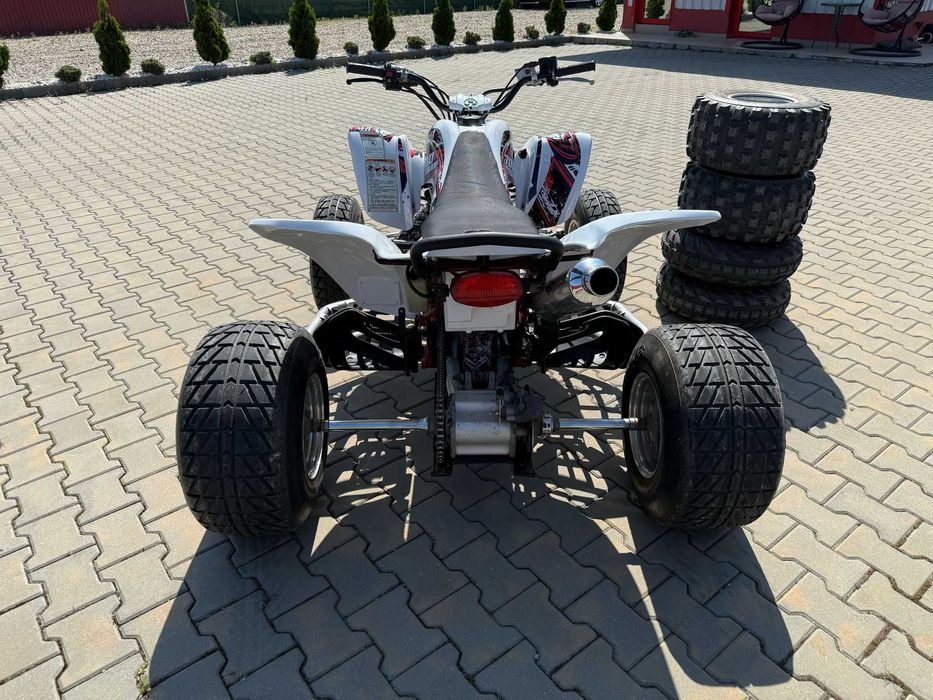 YAMAHA RAPTOR 660R impecabil 8roti masalier toba+telescop+flanse sport