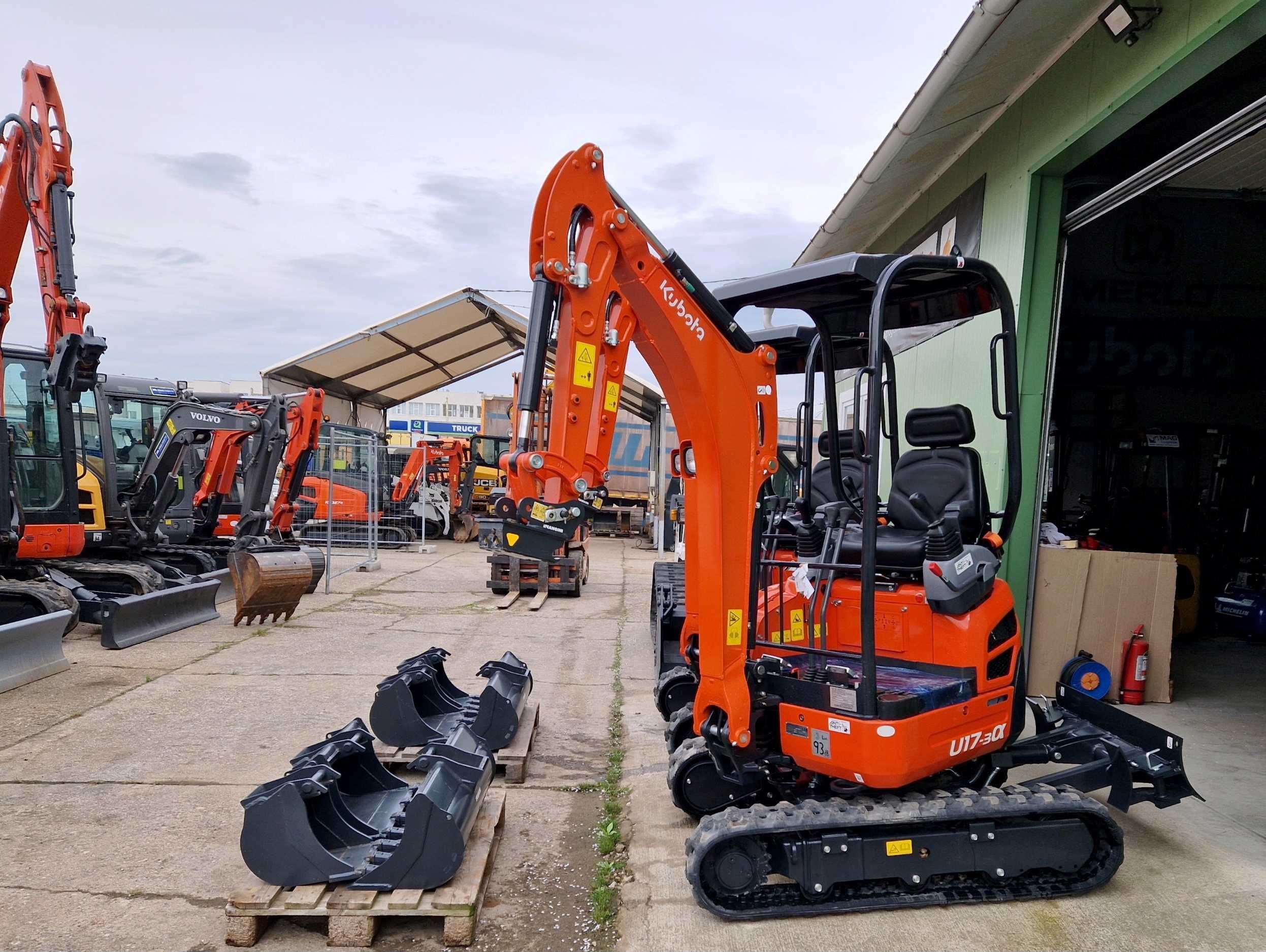 miniexcavator Kubota U17-3a NOU