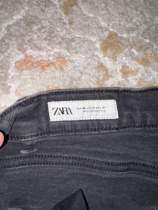 Zara Slim Fit черни дънки