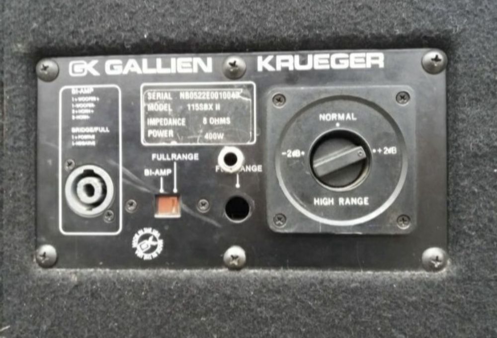 cabinet chitara bass Gallien Krueger