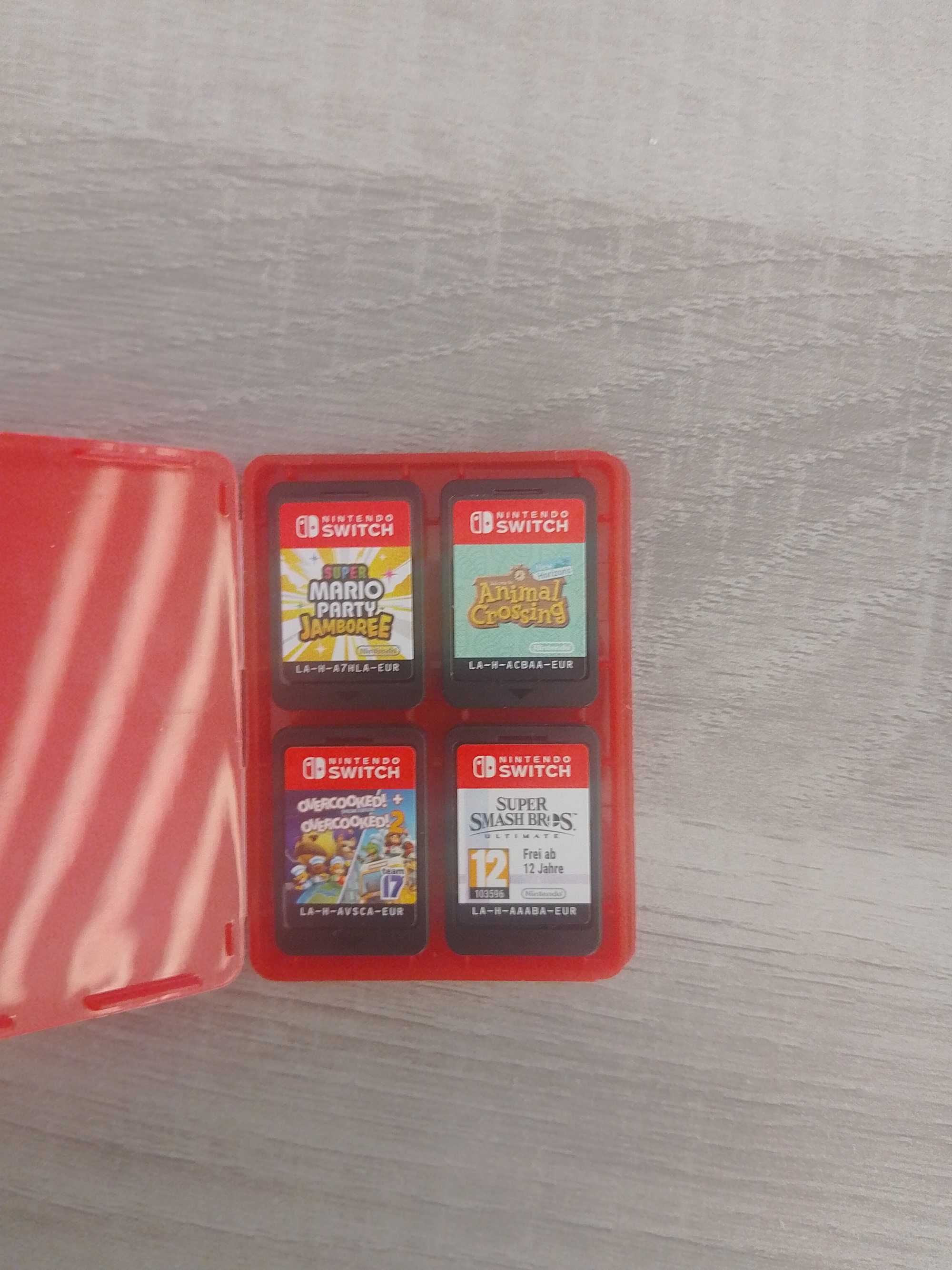 Nintendo switch съ 4 игри калъф и гаранция  ново