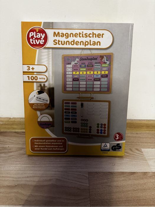 Orar magnetic playtive 100 de piese