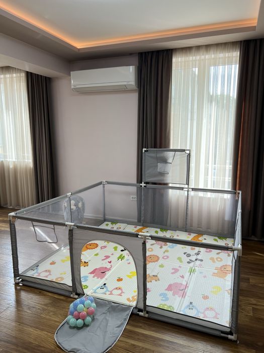 Големи нови кошари + килимчета/ПОДАРЪК 30бр. топки