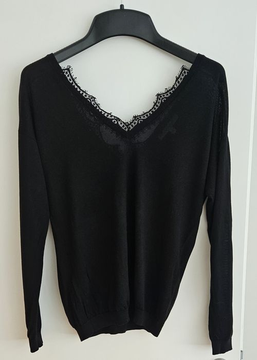 Блуза с дантелено деколте La Fee Maraboutee