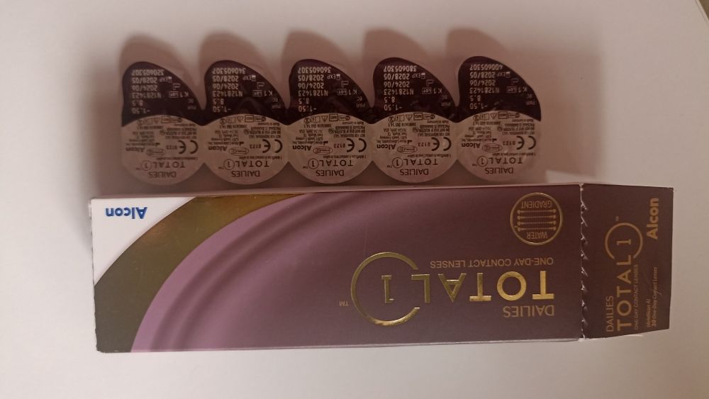 Линзы Total 1 диоптрия - 1.5