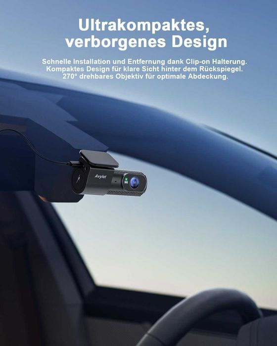 Видеорегистратор,  kамера за кола,  Avylet A4 4K + 1080P