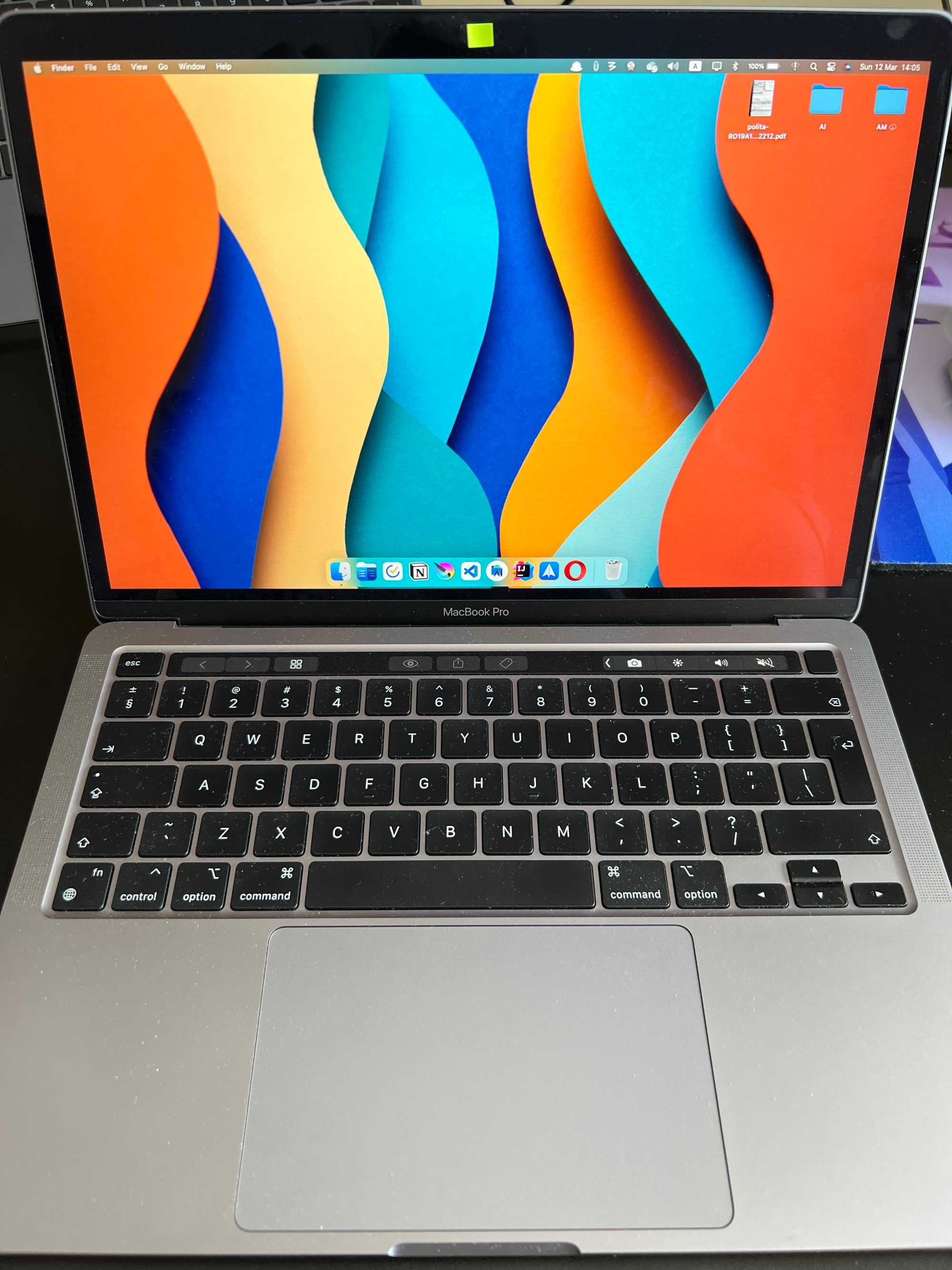 MacBook PRO, 13-inch, M1, 2020 cu TouchBar