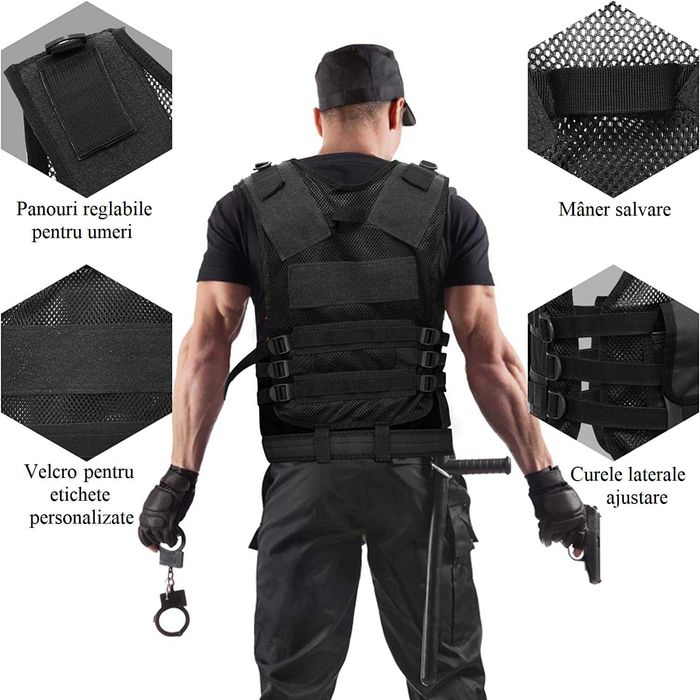 Vesta Tactica, Ajustabila, Agenti Paza, Vanatoare, MAI