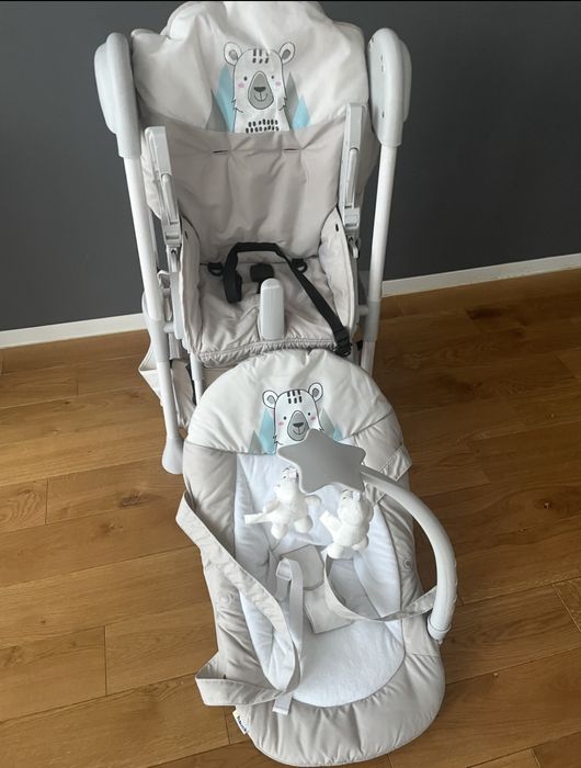 Hauck - scaun multifunctional cu sezlong pentru bebelus