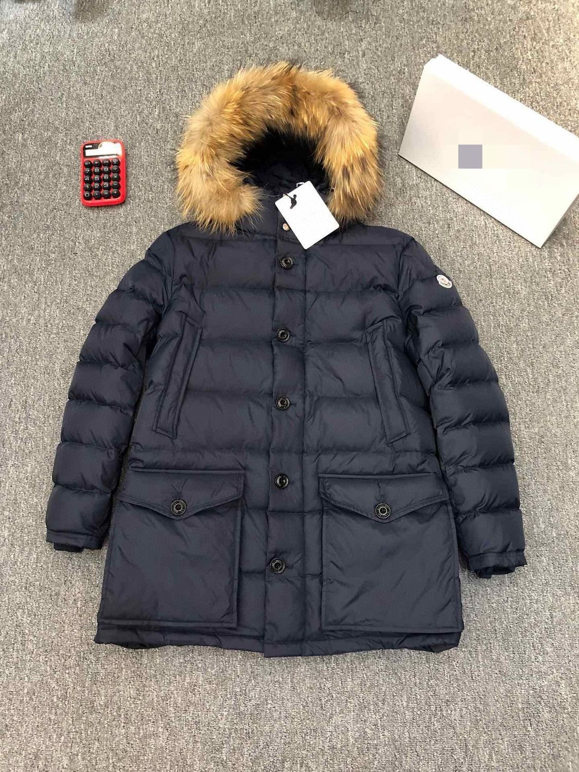 НОВЫЙ. Moncler Cluny. Натуральный мех енота