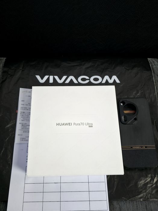 512GB Huawei Pura 70 Ultra 16GB Vivacom Гаранция 2026г. Black | Черен