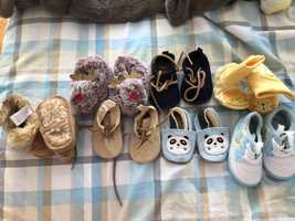 Лот детски обувки 0-3 месеца