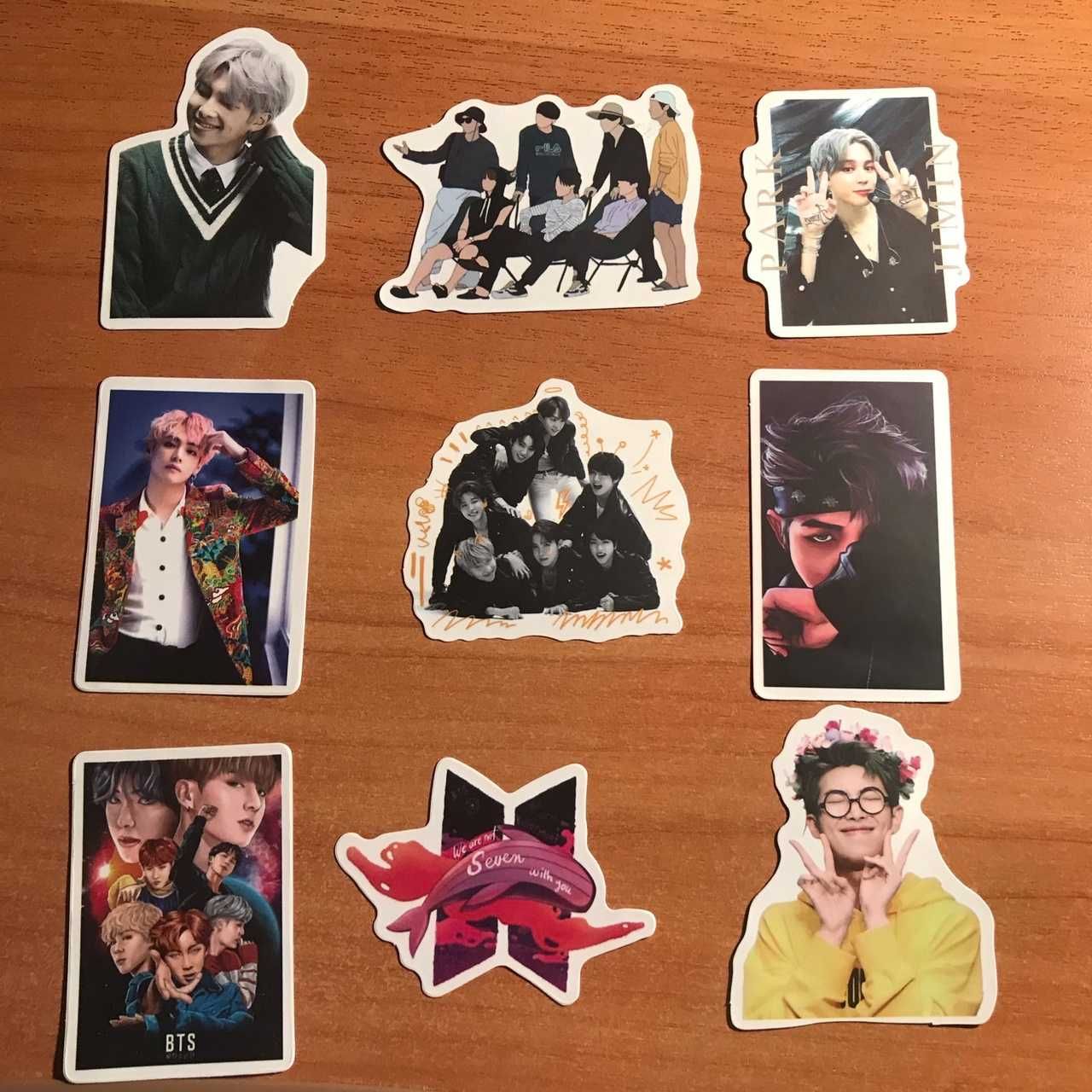 Наклейки с BTS высшего качества