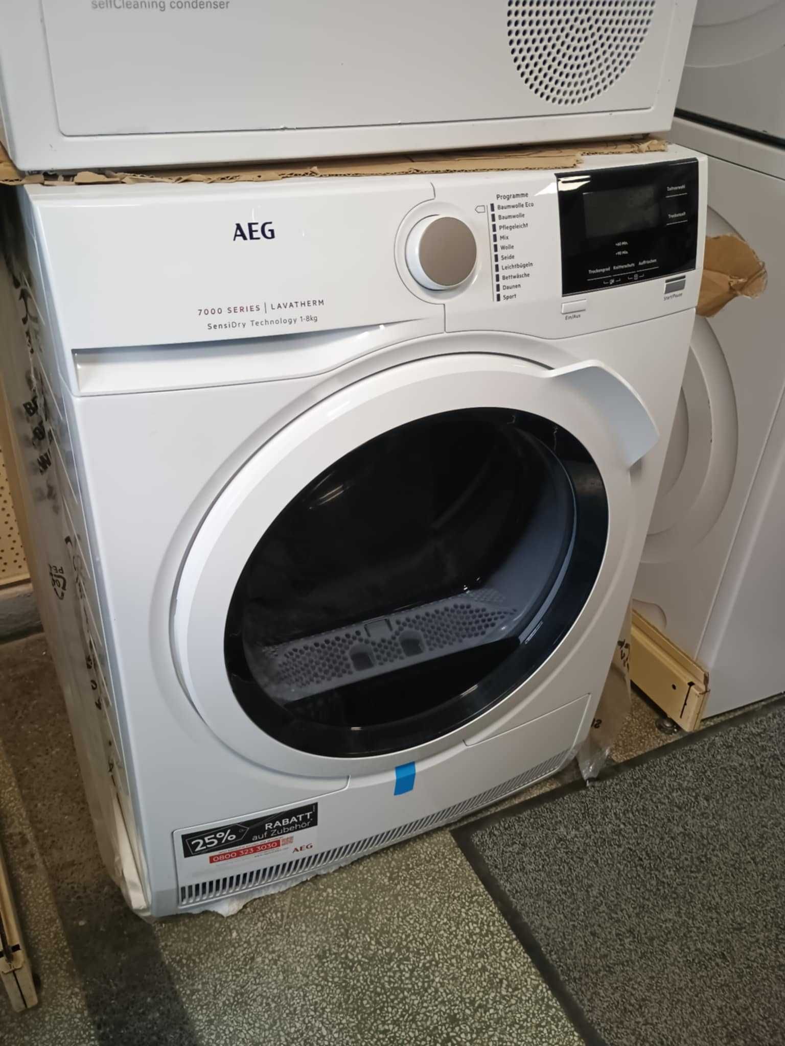 А++ Сушилня с термопомпа AEG-АЕГ 8 кг 7000 Series SensiDry™