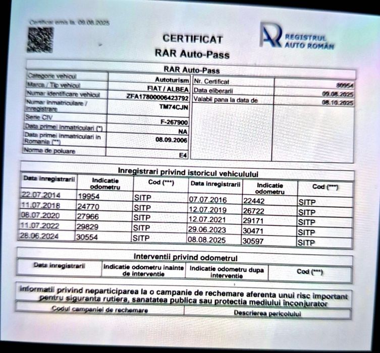 Fiat Albea 30.000 km ! Toate dotările ! unic proprietar ! Impecabil  !