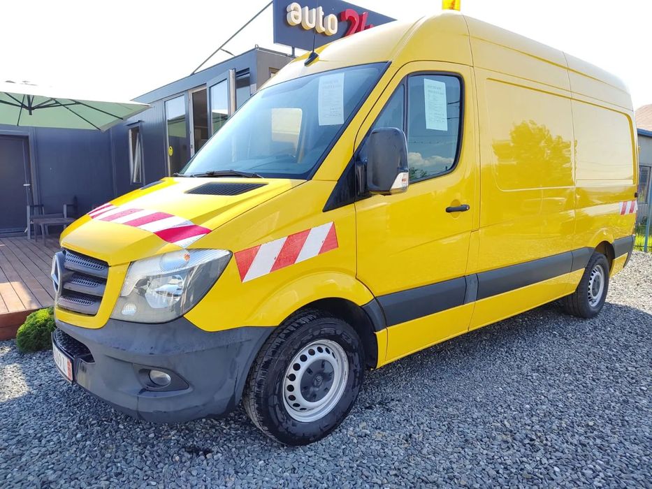 Mercedes-Benz Sprinter 316 CDI MEDIU, 2017, 3500 kg REMORCABIL.. klima,webasto, scaun sofer hidraulic,carlig remorca 3.5 t