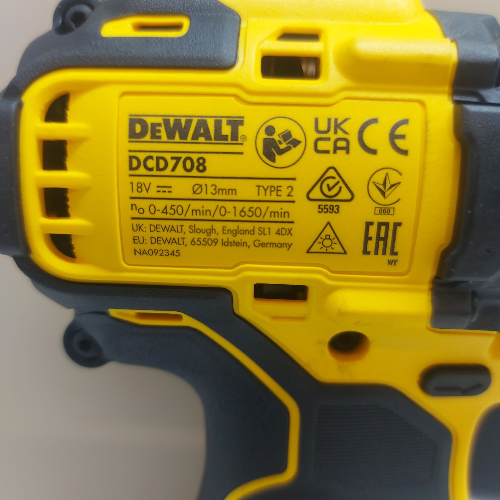 Нов безчетков винтоверт DEWALT DCD708N